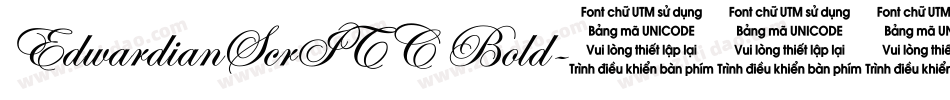 EdwardianScrITC Bold字体转换